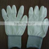 13G Polyester Liner, Smooth Finished Grey PU Coated Glove thumbnail-4