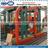 Double Saw Blade Angle Saw Used for Sawing Wood Logs With High Capacity