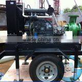 Movable End Suction Centrifugal Pump With 22KW Air Cooler Engine thumbnail-1