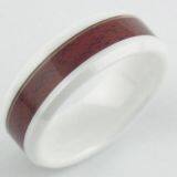 Brown Zirconia Ceramic Jewelry For Women , Fashion Anniversary Ring thumbnail-1