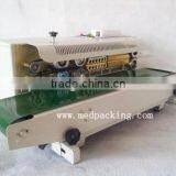 FR900 Plastic Film Sealing Machine+Horizontal Sealing+Date Printing+Seal Belt thumbnail-1