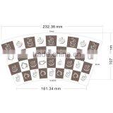 Modern Disposable Paper Cup Fan Fashionable Drinking Paper Cup Fan thumbnail-1