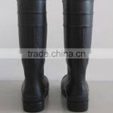 Acid Resistant Black Industrial Steel Toe PVC Safety Rain Boots thumbnail-3