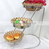 Customized 3-Tier Countertop Metal Buffet Stands thumbnail-1