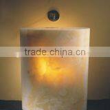 GOOD QUALITY WHOLESALE BACKLIT ONYX PEDESTALS SINKS thumbnail-4