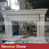 Newstar Indoor Carved Marble Fireplace thumbnail-1