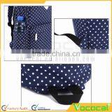 Cute Polka Dot Women Canvas Backpack Satchel Rucksack Schoolbag Leisure Travel Shoulder Bag thumbnail-4
