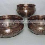 Large Copper Planters Set of 3 thumbnail-1