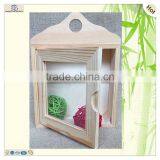 House Shaped Clear Window Wood Key Storage Box thumbnail-5