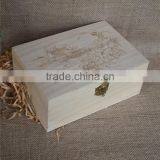Hot Stamping Raw Wood Craft Compartment Storage Boxes thumbnail-1