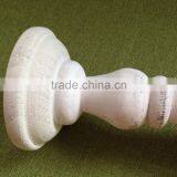 Trade Assurance Antique Grey Color Handmade Wedding Decorative Small Wood Candle Holder thumbnail-6