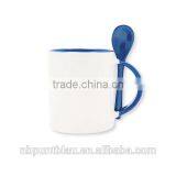 Ceramic Mug With Spoon for Sublimation Printing thumbnail-2