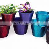 High Quality Best Selling Eco Friendly Round Color Zinc Flower Vase From Viet Nam thumbnail-1