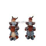 2014 New Handmade Resin Christmas Reindeers Gift for Sale thumbnail-3