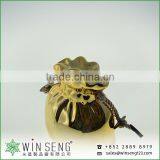 Coins for Sale Antique Gold Ceramic Bag Shaped Piggy Bank for Decoration thumbnail-5