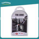 Toprank Promotional Tsa Approved Combination Luggage Zipper Lock 3 Dial Combination TSA Lock For Luggage Bag thumbnail-2