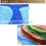 59*39CM Bathroom Door Carpet Shaggy Soft Area Rug Bedroom Oval Floor Mat thumbnail-4