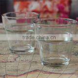 Clear Small Decorative Pillar Glass Candle Holder Jar thumbnail-4