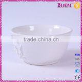 Wholesale White Glazed Cheap Ceramic Bowl thumbnail-3