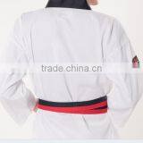 Adult V Neck With Taekwondo White Belt Taekwondo TKD Uniform Martial Art Suit thumbnail-2