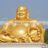 Outdoor Decoration Buddhism Large Metal Antique Bronze Maitreya Buddha thumbnail-2