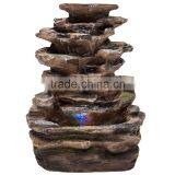 Indoor Tabletop Fountain With Multicolor LED Lights thumbnail-2
