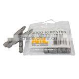 10PC Bit Set Of Single-head Phillips Screwdriver Head(21105 Head Screwdriver, Tighten the Screws, Construction Machinery)
