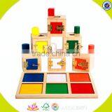 Новый дизайн в 2017 году. Монтессори деревянные развивающие игрушки для маленьких детей W12F001 thumbnail-2