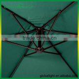 9ft Patio Banana Outdoor Umbrella With Cross Base thumbnail-5