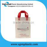 Environmental Flexo Printing Blockbottom Soft Loop Handle Bag for Shopping thumbnail-3