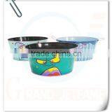 Garden Furniture Fashion Colorful Tin Ice Bucket thumbnail-3