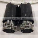 New Style Car Universal Carbon Fiber Exhaust Muffler Tip thumbnail-4
