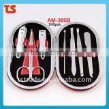 2014 5PC Professional Stainless Steel Nail Manicure Set Tools AM-385B thumbnail-1
