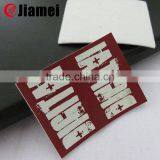 Laser Cutting Embossed/debossed Garment Faux Leather Labels