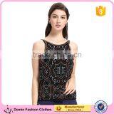 Domin Fashion Beading and Sequin Images of Ladies Casual Tops