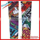 Custom Elastic Lycra Sublimation Slimming Arm Sleeves With UV Sun Protection thumbnail-1