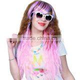 Cheap Price Stock Cosplay Wig Colorful Fantasy Women Party Halloween Wigs Wholesale thumbnail-5
