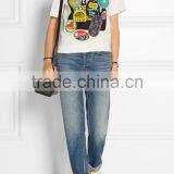Cotton Fruit Sticker t Shirt Printing for Women thumbnail-3