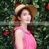 Zm40591b New Fashion Custom Women Hat /beach/sun Visor/ Bowknot Hat thumbnail-1