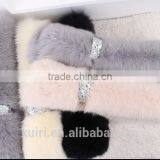 15colors Real Fox Fur Scarf 95x15cm Women Fashionable Winter Fluffy Natural Genuine Fur Scarfs Shawls Luxury Neckwarmer thumbnail-1