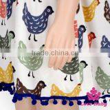 2017 Summer Newest Design Kids US. 4th July Day's Pattern Printed Flutter Sleeve Baby Girls New Model Dress thumbnail-4