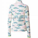 Womens Long Sleeve Casual Fitness Weae Zipper Jacket Sweatshirt Without Hood thumbnail-5