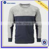 Hot Sale Wholesale Mens Grey Super Soft Thick Fleece Sweatshirts Without Hood thumbnail-1