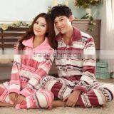 2015 Wholesale Mink Cashmere Couple Winter Pajama Set thumbnail-3