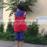 Mom And Me Outfits Mother And Daughter Matching Clothing Sets 4th Of July Boutique Clothes Sets USA Holidays Tops And Leggings thumbnail-2