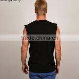 High Quality Wholesale Bodybuilding Tank Top Cotton Sports Tank Top Custom Unisex Stringer Tank Top thumbnail-2
