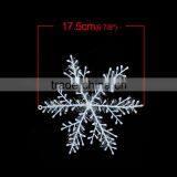 Wholesale White PVC Party Decoration Christmas Snowflake For Tree thumbnail-3