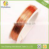 0.6 mm Silver Gold Plated Copper Wire Diy Beads Jewelry Making thumbnail-2