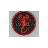 Custom Twill Fabric 85% Embroidery Motorcycle Patches, Iron-on and Heat-sealed Backing thumbnail-1