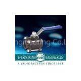 PN16-PN420 Pressure Three Pieces Forged Ball Valve / 10K-200K SS Steel, Brass Cast Iron Ball Valve thumbnail-1